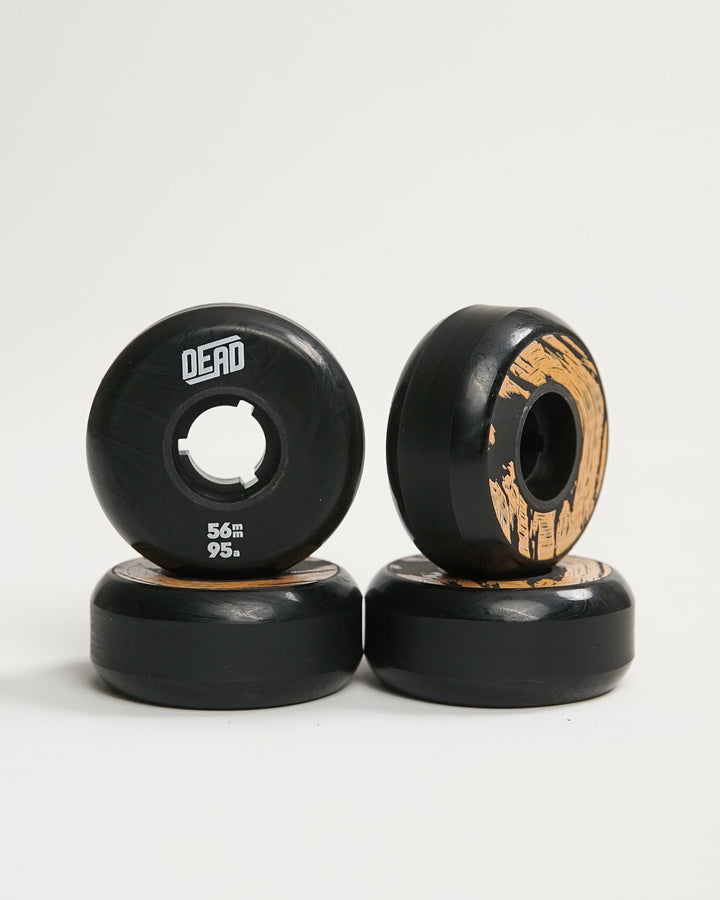 Dead 56mm/95a - Black/Orange - 4 Pack