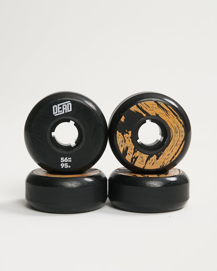 Dead 56mm/95a - Black/Orange - 4 Pack